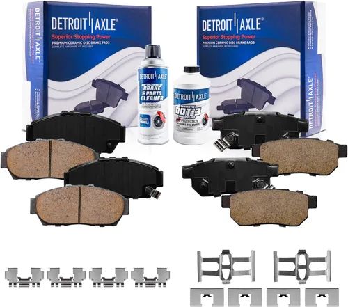 Vista 24 de Detroit Axle - Kit de freno delantero para Ford 2000-2005 Excursion 1999-2004 F-250 F-350 Super Duty Pinza de freno de disco con soporte Pastillas