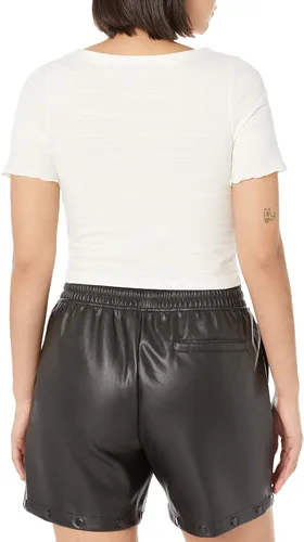 Vista 2 de Roxy Camiseta sin complicaciones con botones frontales para mujer