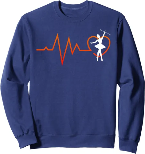 Vista 5 de Majorette Heartbeat Gymnastics Baton Twirling Sweatshirt