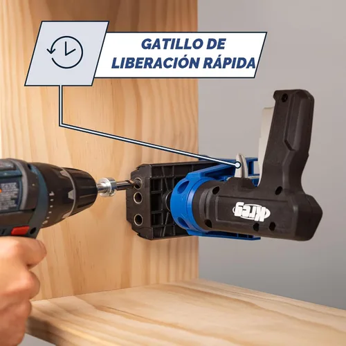 Vista 9 de Kreg Plantilla para Huecos de Bolsillo - KPHJ520PRO2 - Nuevo Modelo - Herramienta Premium para Carpintería y Trabajos en Madera - Para