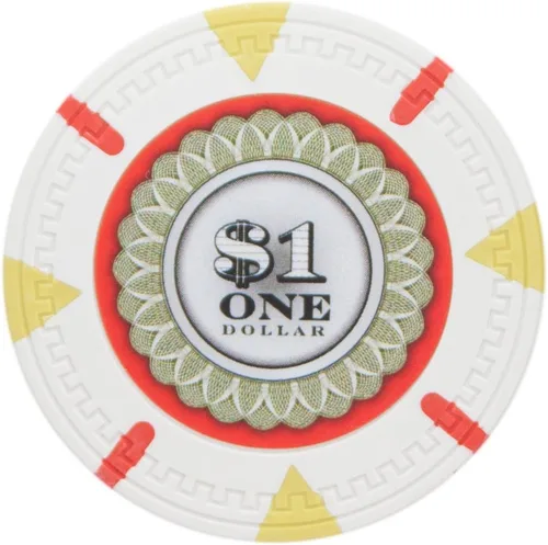 Vista 9 de Claysmith Gaming The Mint Poker Chip - Compuesto de arcilla pesada de 0.48 oz, paquete de 50