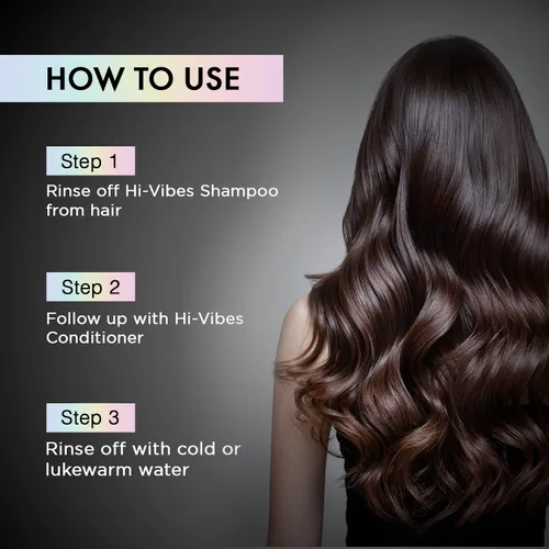 Vista 6 de MOEHAIR Hi-Vibes Champú y acondicionador de aceite de argán Infundido con aceites de aguacate, girasol y coco Limpia y nutre el cabello Juego
