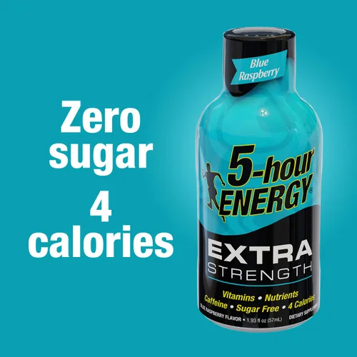 Vista 5 de 5 Hour Energy Shot - Manzana agria extra fuerte, paquete de 72 botellas de 2 onzas