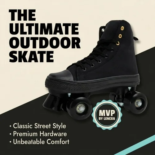 Vista 7 de Lenexa MVP 2.0 - Patines de ruedas para niños y adultos Zapatos de patinaje para hombres y mujeres Zapatos deportivos altos de patines