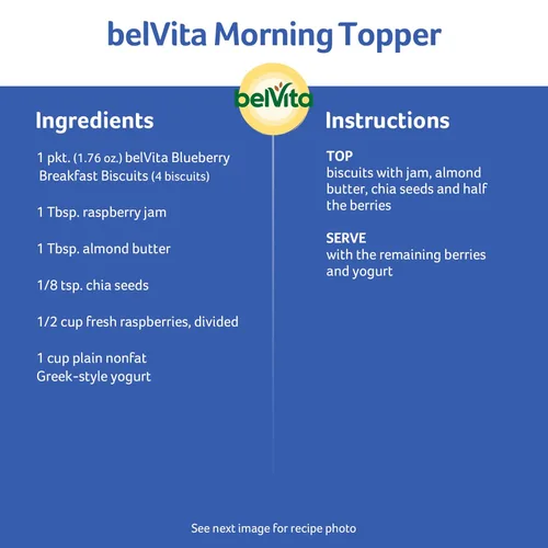 Vista 13 de belVita Barras de desayuno galletas, arándanos, 30 paquetes en total, 6 cajas (4 galletas por paquete)