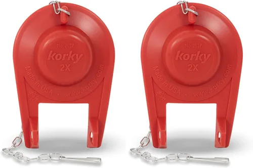 Vista 8 de Korky 2017BP - Válvula de inodoro universal de 2 pulgadas de alto rendimiento, de goma de larga duración, fácil de instalar, fabricada en Estados
