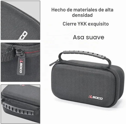 Vista 3 de RLSOCO - Funda de viaje para altavoz Bluetooth portátil Marshall Emberton Funda de transporte rígida para altavoz Emberton 3/2/1 resistente a