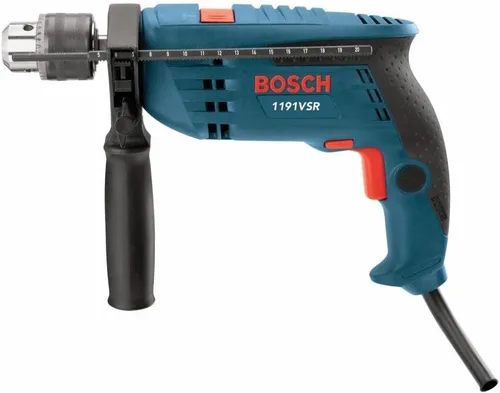 Vista 2 de Bosch 1191VSRK Taladro perforador de una velocidad de 12 V, 120 V con boquilla de 1/2