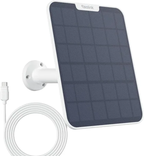 Vista 8 de Reolink Panel solar de 6 W, fuente de alimentación solar sin parar para todas las cámaras de batería inalámbricas al aire libre, compatible