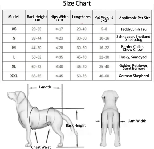 Vista 9 de Silla de ruedas para perros – Carrito ajustable para patas traseras, marco de aluminio ligero, ruedas de absorción de golpes para perros