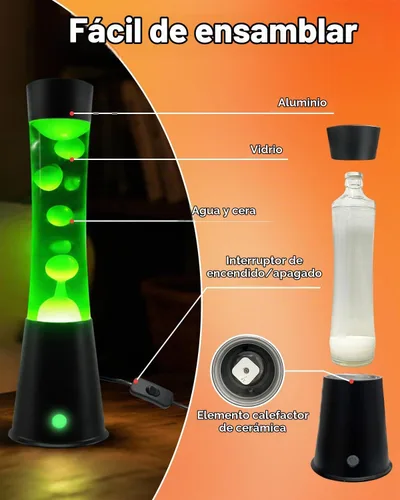 Vista 8 de AONESY Lámpara de movimiento líquido con control remoto y temporizador de 12 horas, luz nocturna que cambia de 17 colores, lámpara de mesa LED