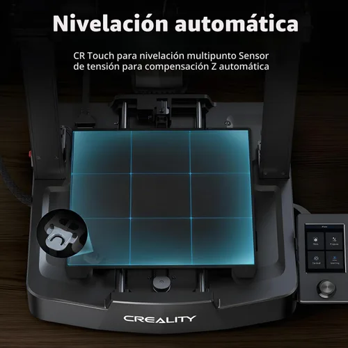 Vista 4 de Impresora 3D oficial Creality Ender 3 V3 SE, Ender 3 mejorada, impresora 3D rápida de 9.843 in/s 98.425 in/s², nivelación automática, extrusora