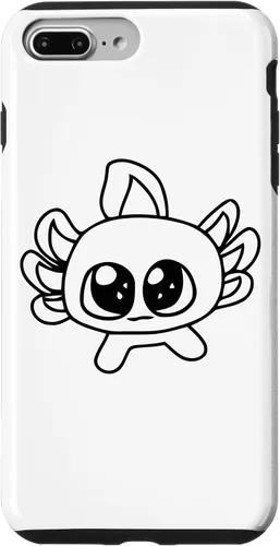 Vista 9 de Funda para disfraz de cumpleaños para iPhone 14 con diseño de ajolote kawaii para niñas y niños