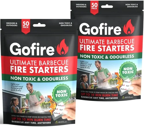 Vista 2 de GOFIRE Iniciador de fuego de viaje para acampar, senderismo, mochilero Usos: Parrilla, fogata, chimenea, estufa de leña Todo propósito