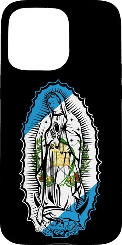 Vista 28 de Funda para iPhone 16 Virgen de Guadalupe con bandera de Guatemala