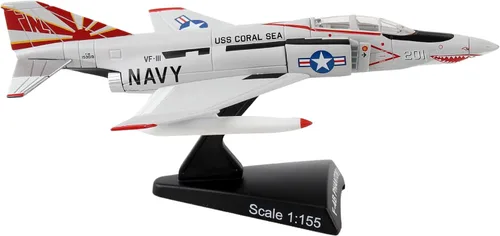 Vista 3 de Daron Worldwide Trading Postage Stamp F-4B Phantom II Sundowners Vehículo (Escala 1/155)