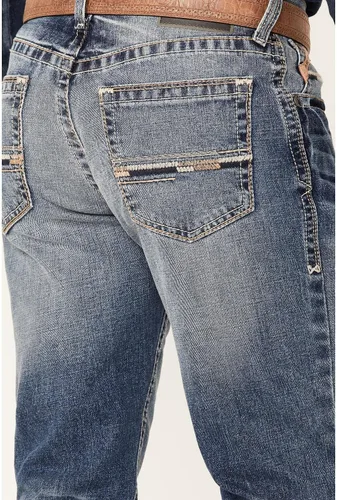 Vista 4 de ARIAT Men's M4 Low Rise Stretch Longspur Stackable Straight Leg Jean