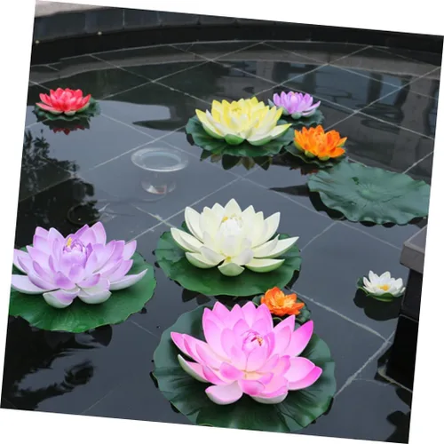Vista 5 de Mipcase Decoraciones de bosque encantado, decoraciones de bosque encantado, flores flotantes artificiales, decoración de flores artificiales
