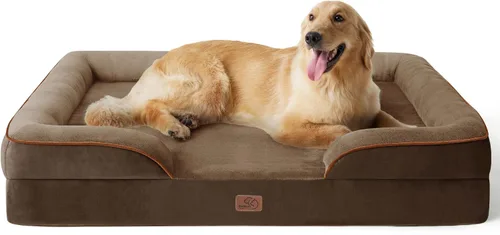 Vista 83 de Bedsure - Cama para gatos de interior, sofá cama lavable para perros muy pequeños, espuma de soporte con funda extraíble y lavable, forro Gris