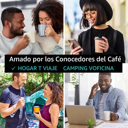 Vista 10 de Coffee Gator - Cafetera de prensa francesa de acero inoxidable 304 de 34 oz, tetera para té y café de doble pared aislada con sistema de filtración