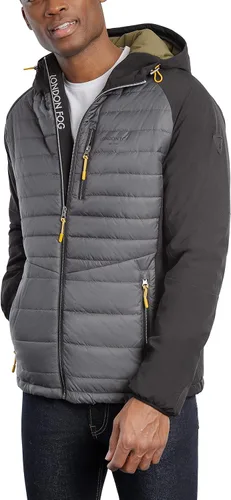 Vista 2 de LONDON FOG Men's Mixed Media Active Jacket