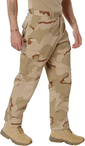 Vista 38 de Rothco: pantalones tácticos BDU – Pantalones cargo resistentes para senderismo al aire libre, EDC, uniforme de trabajo Uniforme de combate