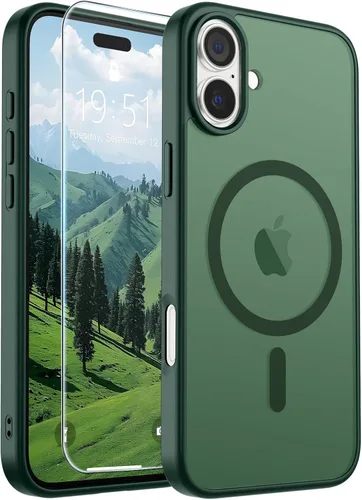 Vista 146 de SUPFINE Funda magnética para iPhone SE 2022 (3ª)/2020 (2ª), iPhone 8 (compatible con MagSafe) (protección contra caídas de grado militar), funda