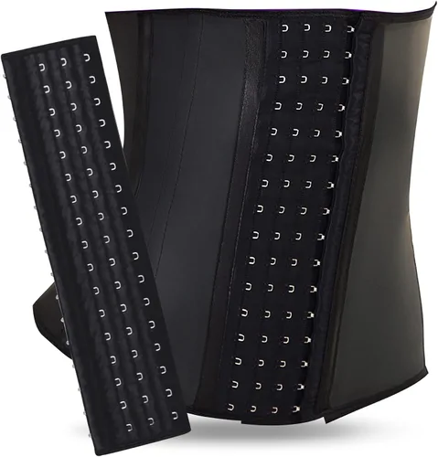 Vista 2 de Lady Slim - Fajas reductoras colombianas de látex para mujer, faja moldeadora de cintura para mujer. Cinturilla Shapewear Free Extender Cintura