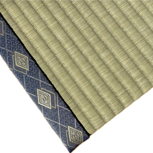Vista 3 de Warabi Tatami - Tapete para sala de estar, colchón, alfombra, colchón portátil, cama japonesa, Igusa Rush Hecho en Japón, 33.5 x 33.5 pulgadas
