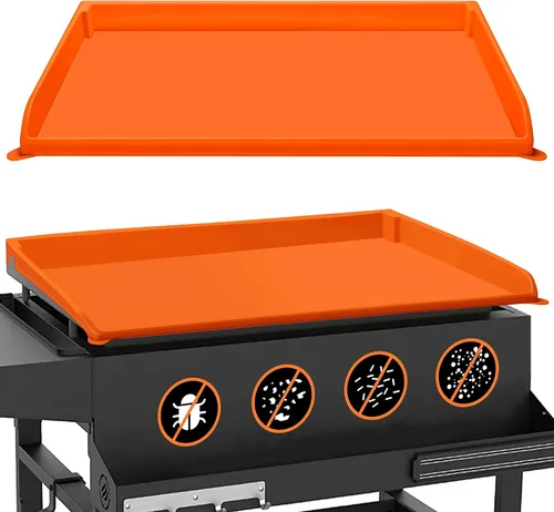 Vista 10 de NancyL - Cubierta de parrilla de 17" para Blackstone, alfombrilla de parrilla de 17 pulgadas mejorada de borde completo, accesorios para parrilla