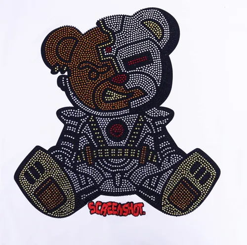 Vista 3 de SCREENSHOT Camisetas de diseñador hipster hip-hop de alta calidad para hombre, elegantes camisetas de moda urbana de Nueva York