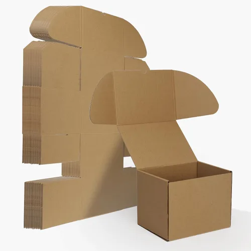 Vista 44 de HORLIMER Paquete de 40 cajas de envío de 5 x 5 x 5, caja de cartón corrugado blanco para correo, embalaje, pequeñas empresas