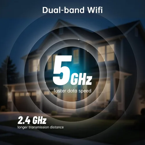 Vista 7 de Cámaras de seguridad Recmoment inalámbricas para exteriores, visión nocturna a color 2K, detección de movimiento de IA, foco, sirena, alarma, WiFi