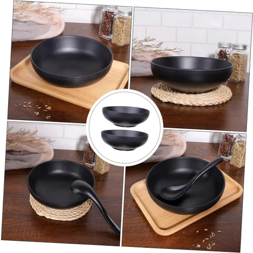 Vista 3 de UPKOCH Ramen Bowl Set 5.5 in Tazones de sopa Tazones de fideos Tazones de arroz Tazones de cocina Vajilla Casa Restaurante