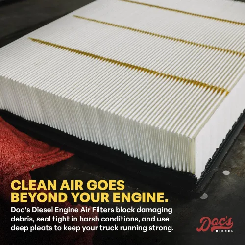 Vista 4 de Doc's Diesel Filtro de aire para motor DPA11912 Compatible con Jeep Wrangler/Gladiador 3.0L EcoDiesel 2020+ Reemplaza 68293164AC