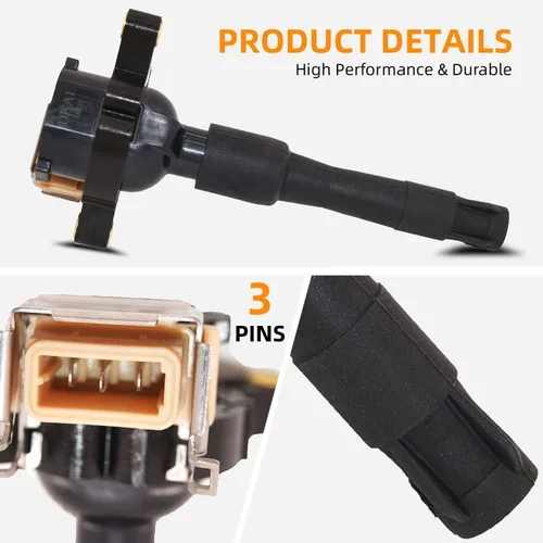 Vista 2 de DEAL Paquete de bobinas de encendido, compatible con BMW 323Ci 323is 325Ci 325Xi 328is 330Ci 330Xi 525i 530i 528i M3 Z3 750iL 850Ci Freelander 2.5L