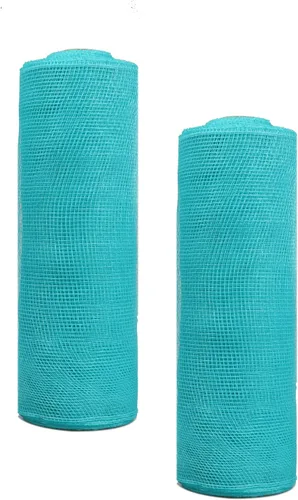 Vista 57 de YYCRAFT Paquete de 2 cintas de malla de polímero metálico de 6 pulgadas (total 20 yardas, verde manzana)