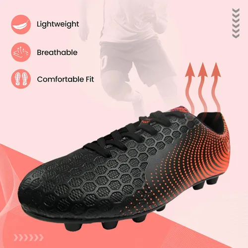 Vista 2 de Vizari Stealth Firm Ground - Botines de fútbol para jóvenes, ligeros, duraderos y cómodos con excelente tracción, zapatos de fútbol para niños