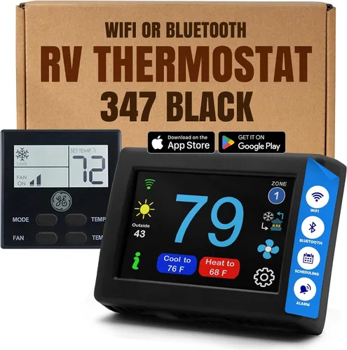 Vista 16 de MICRO-AIR EasyTouch - Termostato digital de repuesto para autocaravana, programable y confiable, habilitado para WiFi y Bluetooth, termostato