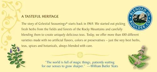 Vista 5 de Celestial Seasonings Té de hierbas, magia de menta, 20