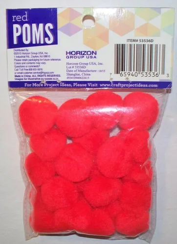 Vista 2 de POMS ROJOS