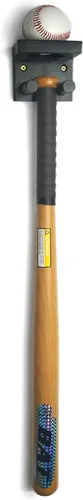 Vista 16 de TOBWOLF 2 vitrinas para bates de béisbol, soporte resistente para bates de béisbol, soporte de exhibición de bates de béisbol, estante horizontal