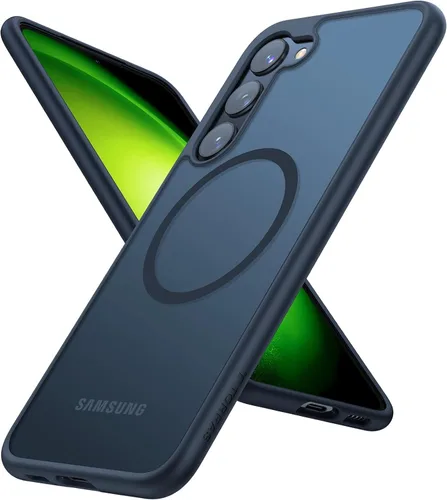 Vista 8 de TORRAS - Funda protectora magnética para Samsung Galaxy S23 6.1 pulgadas, prueba de caídas de grado militar, apta para MagSafe, parte trasera
