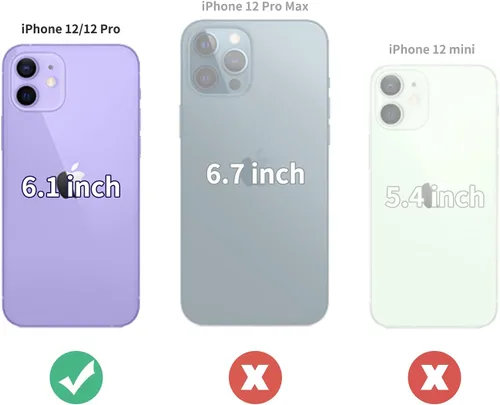 Vista 7 de Funda compatible con iPhone 12/12 Pro, patrón de bandera estadounidense, parte trasera de policarbonato duro, lados de TPU suave, protección a