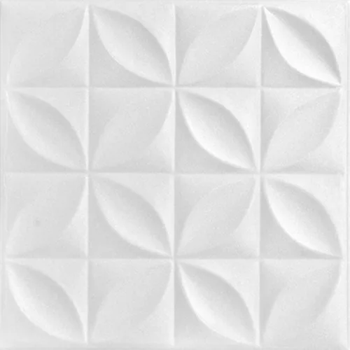 Vista 11 de À LA MAISON CEILINGS R103 Perceptions - Azulejo de techo de espuma (21.6 pies cuadrados/caja), paquete de 8, color blanco liso