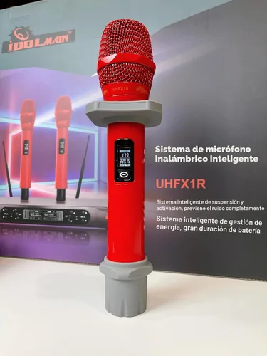 Vista 2 de Sistema de karaoke de 6000 W con amplificador de mezcla Bluetooth, altavoces Super Bass de 1500 W y micrófonos inalámbricos duales premium