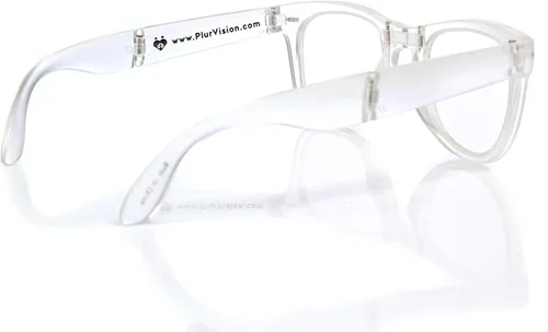 Vista 6 de Alternative Imagination Gafas plegables de difracción para luces rave, festivales - marco mate transparente