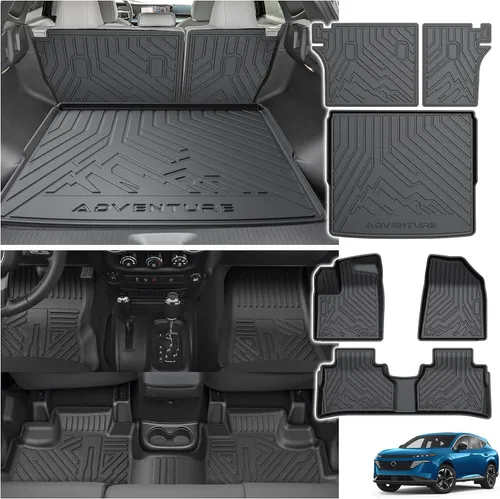 Vista 87 de Powerty Alfombrillas para Jeep Grand Cherokee L 2021-2025 (solo reposabrazos central de 6 plazas sin segunda fila), accesorios de revestimiento