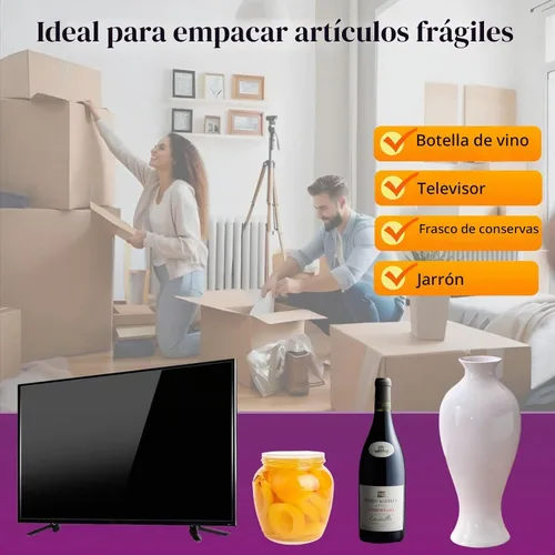 Vista 8 de Envoltorio Grande de Cojín de Burbujas para Embalaje de Artículos Frágiles, Almohadas de Aire Inflables para Envío, Materiales de Embalaje
