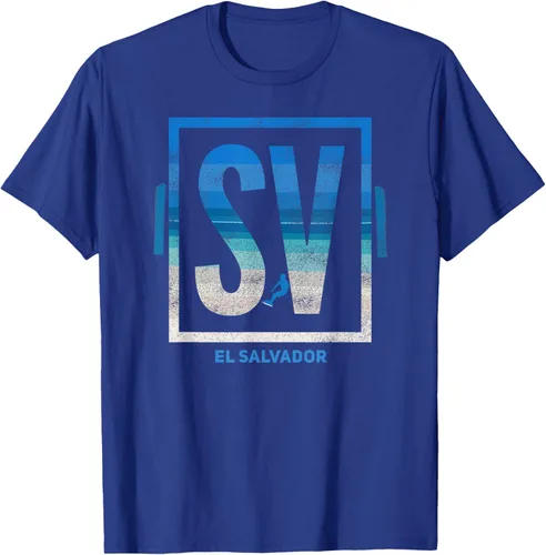 Vista 5 de Camiseta El Salvador Bandera Salvadoreña